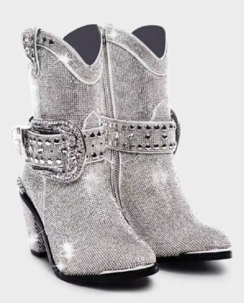 Women's Fashionable Chunky Heel Catwalk Fashion Boots
